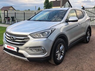 2018 Hyundai Santa Fe III Рестайлинг, серебристый, 2350000 рублей, вид 1
