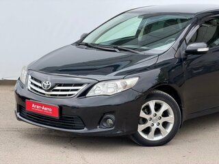 2012 Toyota Corolla X (E140, E150) Рестайлинг, чёрный, 840000 рублей, вид 2