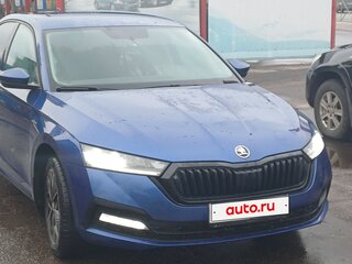 2021 Skoda Octavia IV (A8), синий, 1525000 рублей, вид 4