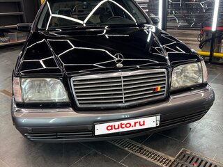 1998 Mercedes-Benz S-Класс 500 Long III (W140) Рестайлинг, чёрный, 1900000 рублей, вид 1