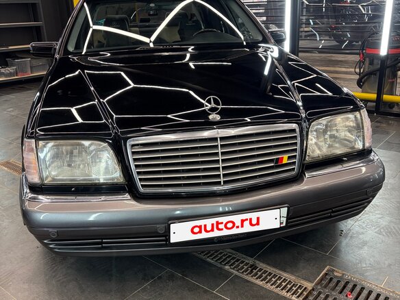 1998 Mercedes-Benz S-Класс 500 Long III (W140) Рестайлинг, чёрный, 1900000 рублей