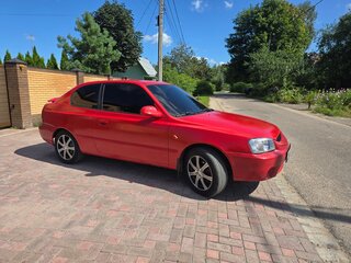 2000 Hyundai Accent II, красный, 300000 рублей, вид 2
