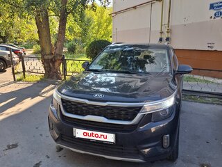2021 Kia Seltos I, чёрный, 1900000 рублей, вид 3