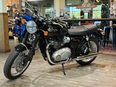 2024 Triumph Bonneville T120, чёрный, 1790000 рублей, вид 3