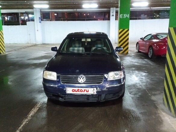 2002 Volkswagen Passat B5 Рестайлинг, синий, 380000 рублей - вид 19