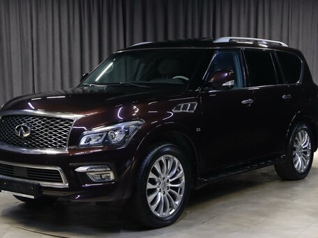 2016 Infiniti QX80 I Рестайлинг, пурпурный, 2249000 рублей, вид 1