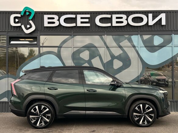 2023 Geely Atlas II, зелёный - вид 7