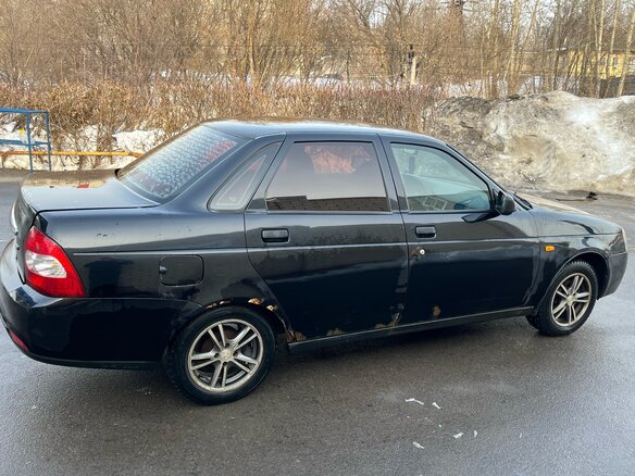 2011 Lada (ВАЗ) Priora I, чёрный, 140000 рублей - вид 2
