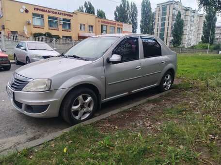 2012 Renault Logan I Рестайлинг, серый, вид 1