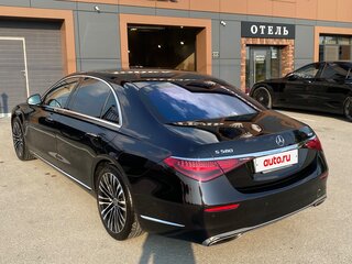 2021 Mercedes-Benz S-Класс 450 Long 4MATIC VII (W223), чёрный, 8450000 рублей, вид 4