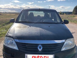 2011 Renault Logan I Рестайлинг, чёрный, 100000 рублей, вид 1