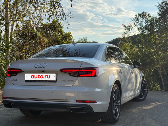 2019 Audi A4 V (B9), белый, 3300000 рублей - вид 2