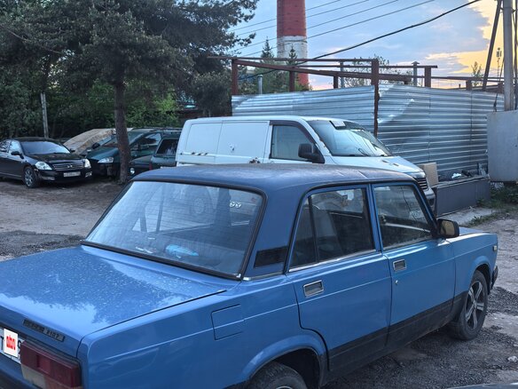 2005 Lada (ВАЗ) 2107, синий, 95000 рублей - вид 5