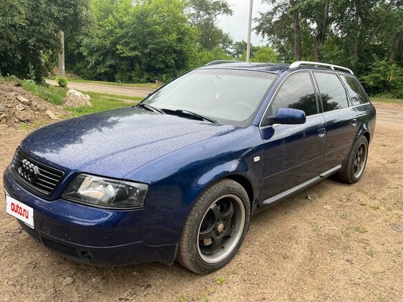 2000 Audi A6 II (C5), синий, 450000 рублей - вид 1