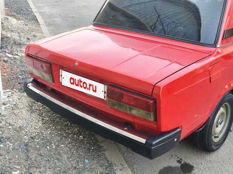 1992 Lada (ВАЗ) 2105, красный, 130000 рублей, вид 5