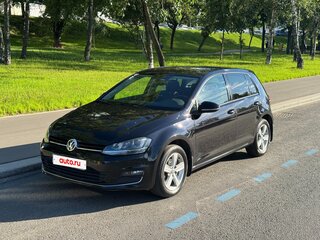 2013 Volkswagen Golf VII, чёрный, 1470000 рублей, вид 1