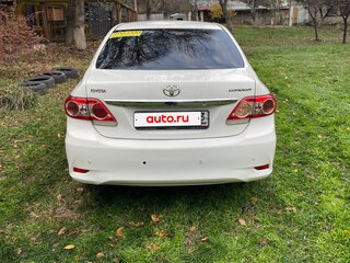 2012 Toyota Corolla X (E140, E150) Рестайлинг, белый, 950000 рублей, вид 3