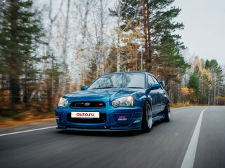2001 Subaru Impreza WRX II, синий, 1490000 рублей, вид 4