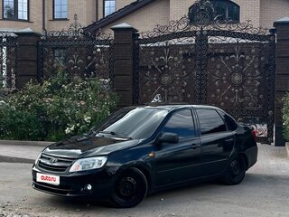 2013 Lada (ВАЗ) Granta I, чёрный, 225000 рублей, вид 1