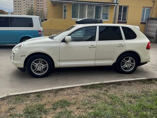 2009 Porsche Cayenne Diesel I Рестайлинг (957), белый, 1500000 рублей, вид 4