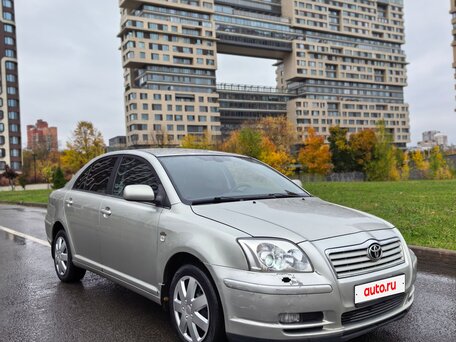 2003 Toyota Avensis II, серебристый, 495000 рублей, вид 3