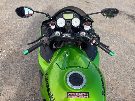 2011 Kawasaki ZZR 1400, зелёный, 650000 рублей, вид 5