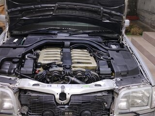 1995 Mercedes-Benz S-Класс 600 III (W140) Рестайлинг, серебристый, 1950000 рублей, вид 5