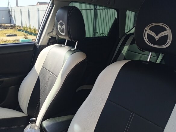 2007 Mazda 3 I (BK) Рестайлинг, белый - вид 6