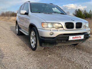 2003 BMW X5 3.0d I (E53), серебристый, 920000 рублей, вид 2