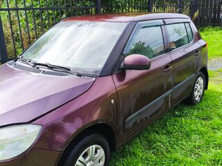 2009 Skoda Fabia II, пурпурный, 250000 рублей, вид 3