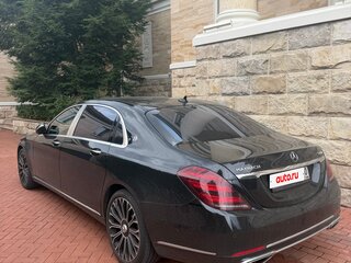 2019 Mercedes-Benz Maybach S-Класс 560 I (X222) Рестайлинг, чёрный, 7200000 рублей, вид 3