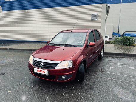 2010 Renault Logan I Рестайлинг, красный, 470000 рублей, вид 1