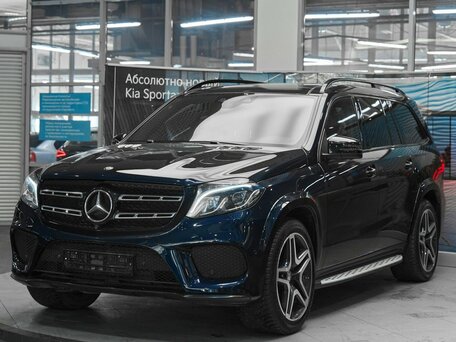 2016 Mercedes-Benz GLS 350 d I (X166), синий, 4049000 рублей, вид 1