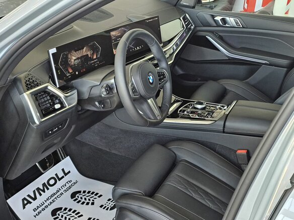 2025 BMW X5 40i IV (G05/G18) Рестайлинг, серый - вид 12