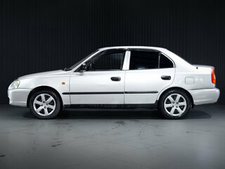 2005 Hyundai Accent ТагАЗ II, серебристый, 299000 рублей, вид 4