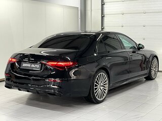 2021 Mercedes-Benz S-Класс 450 4MATIC VII (W223), чёрный, 11290000 рублей, вид 4