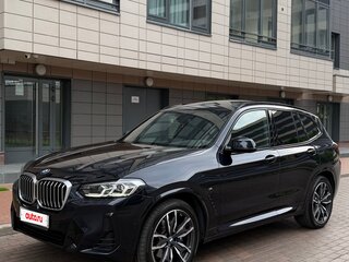 2021 BMW X3 30d xDrive III (G01) Рестайлинг, чёрный, 6180000 рублей, вид 3