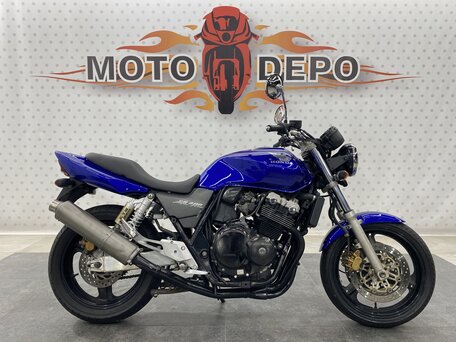 2007 Honda CB 400 Super Four, синий, 355000 рублей, вид 2