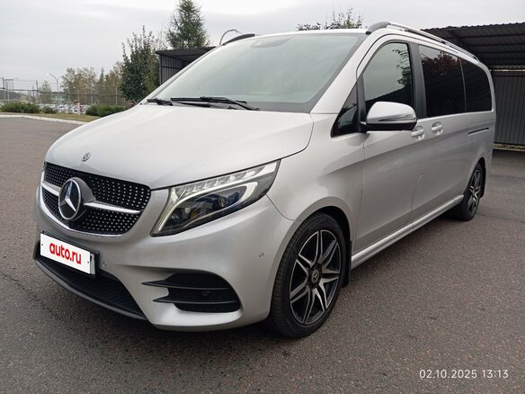 2019 Mercedes-Benz V-Класс Extra Long 300 d экстра длинный III (W447) Рестайлинг, серебристый, 6967782 рублей