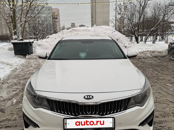 2019 Kia Optima IV Рестайлинг, белый, 2450000 рублей