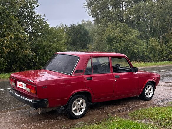 1997 Lada (ВАЗ) 2107, красный, 60000 рублей - вид 5