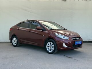 2011 Hyundai Solaris I, красный, 640000 рублей, вид 2