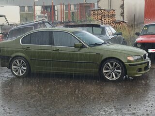2002 BMW 3 серии 320i IV (E46) Рестайлинг, синий, 750000 рублей, вид 3