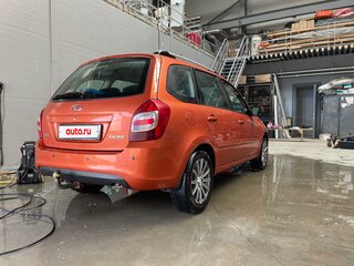 2013 Lada (ВАЗ) Kalina II, оранжевый, 360000 рублей, вид 4