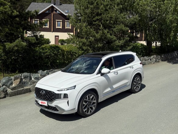 2021 Hyundai Santa Fe IV Рестайлинг, белый