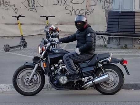 1995 Yamaha V-Max 1200, чёрный, 350000 рублей, вид 3