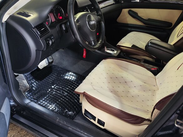 2002 Audi A6 II (C5) Рестайлинг, синий - вид 8