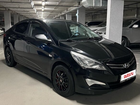 2014 Hyundai Solaris I Рестайлинг, чёрный, 930000 рублей