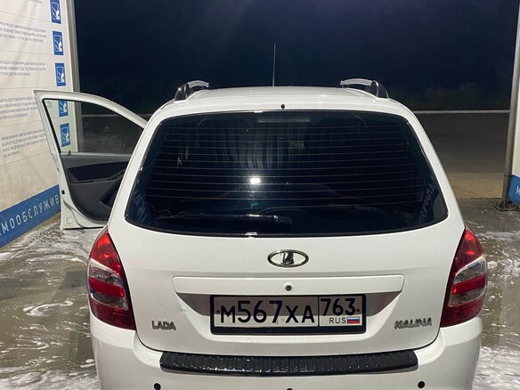 2013 Lada (ВАЗ) Kalina II, белый, 465000 рублей - вид 3