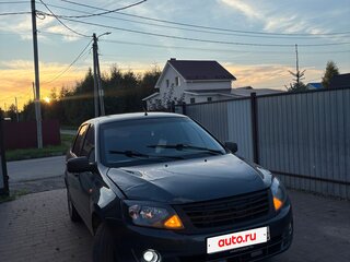 2015 Lada (ВАЗ) Granta I, серебристый, 260000 рублей, вид 4